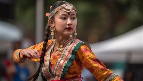 La Belleza Ind Gena Brilla En El Tradicional Desfile Festivo Generado