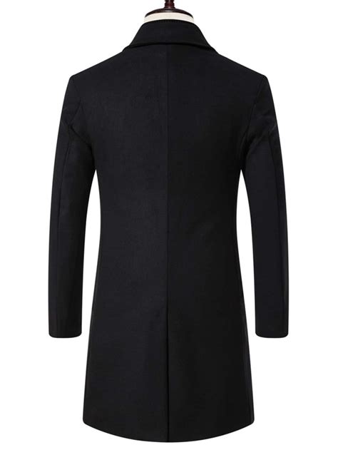 Manfinity Mode Men Pc Single Breasted Overcoat Shein