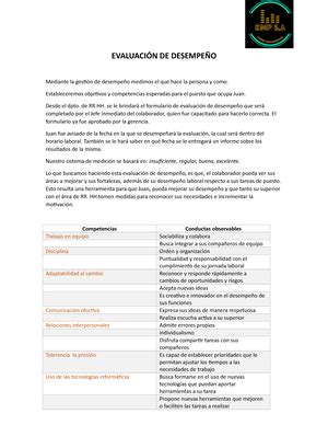 TP N I SELECCION Y CAPACITACION TRABAJO PRACTICO N1 Introducción