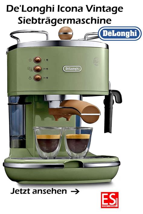 De Longhi Icona Vintage Ecov Gr Espressomaschine Espresso Maschine