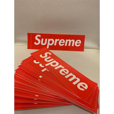 Supreme 2枚セット Supreme ステッカー ボックスロゴの通販 By 中村村中｜シュプリームならラクマ