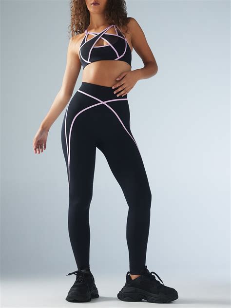 X Mesh High Waist Leggings In Black Savage X Fenty Netherlands