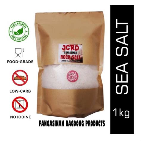 Pangasinan Premium Rock Salt 1KG ( Dasol Pangasinan ) | Shopee Philippines