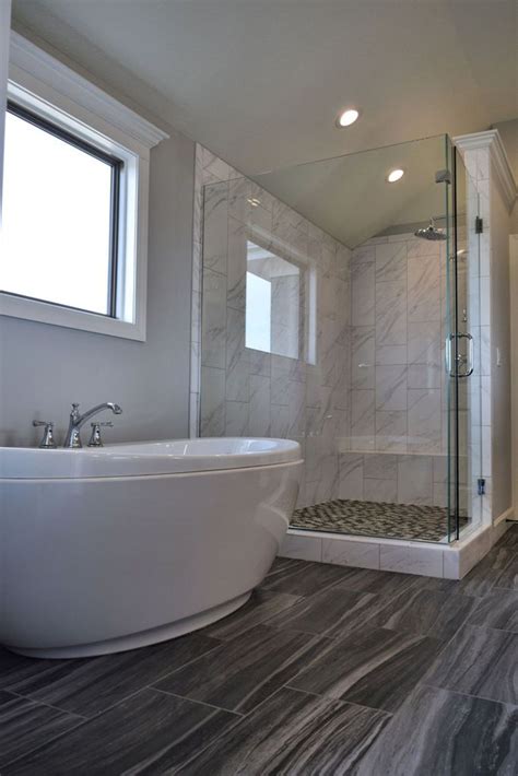 Master Bathroom Bathroom Design With Bathtub And Shower