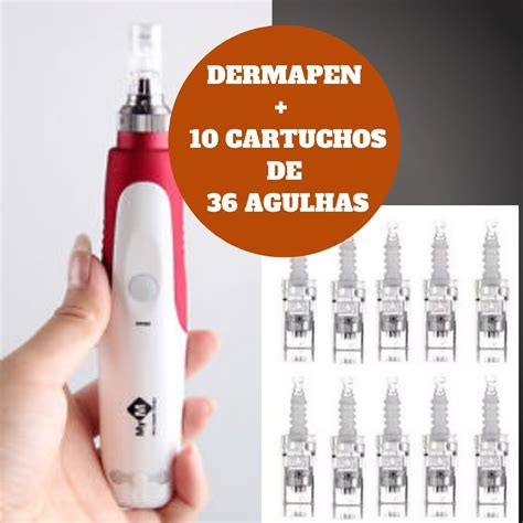 Dermapen Microagulhamento Cartuchos De Agulha R Em