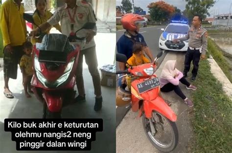 Video Kocak Emak Emak Di Ponorogo Ngambek Motor Baru Enggak Sesuai