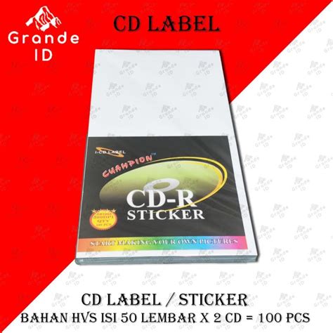 Cd Label Hvs Isi Sticker Lazada Indonesia