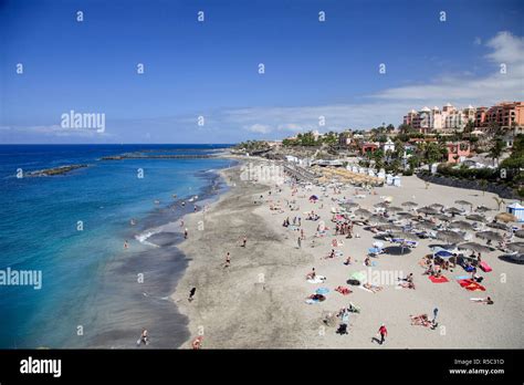 Playa Del Duque Beach At Costa Adeje Hi Res Stock Photography And