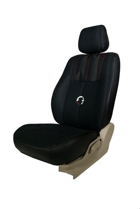 Black Beige Fabric Pu Fresco Hugo Bucket Fabric Car Seat Cover At Rs