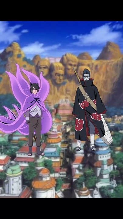 Sasuke Baryon Mode Vs Tailed Beasts And Akatsuki ⁠ Youtube