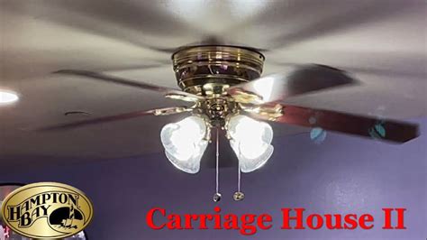 Hampton Bay Carriage House Ii Ceiling Fan Remake Youtube