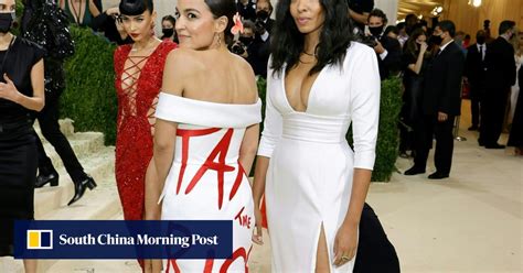 Us Congresswoman Alexandria Ocasio Cortez Defends Controversial ‘tax The Rich Met Gala Dress