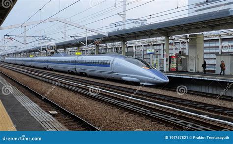 Shinkansen Bullet Train And Fuji Mountain, Japan Editorial Photo ...