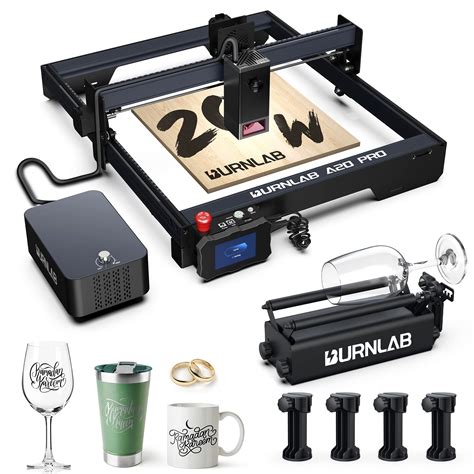 A Pro Laser Engraver With Air Assist Kit And R Rotary Roller