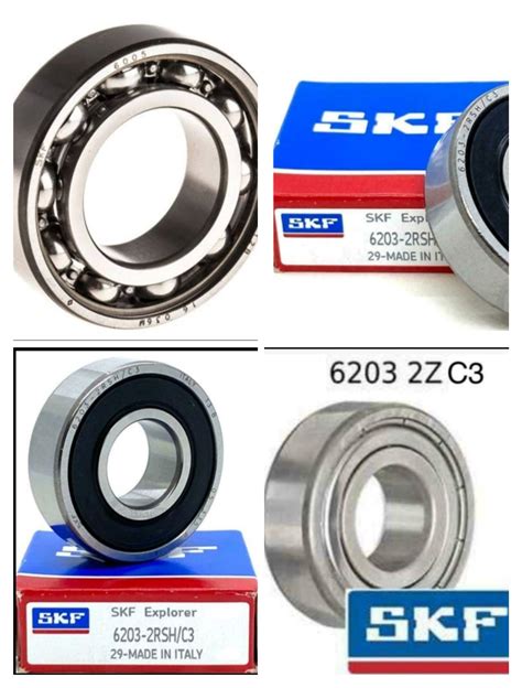 SKF BALL BEARING 6203 Dimension 17 40 12