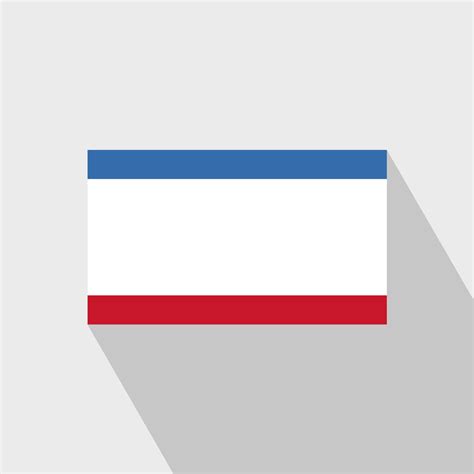 Crimea flag Long Shadow design vector 14322228 Vector Art at Vecteezy