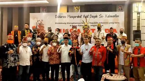 Masyarakat Adat Dayak Se Kalimantan Dukung Penetapan Ikn Nusantara