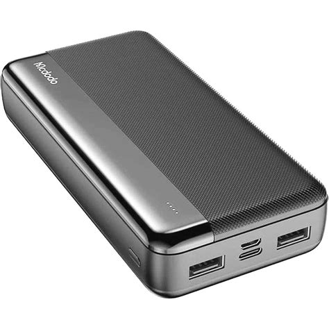 MCDODO DUAL USB POWER BANK 20000MAH MODEL MC 1370 BLACK Shopee Malaysia