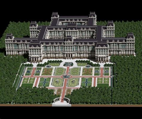 Huge Palace Minecraft Map Minecraft Castle Minecraft House Designs