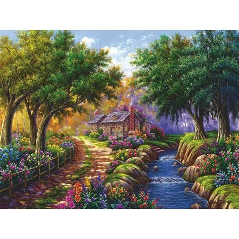 Puzzle Ravensburger Casuta Langa Rau 1500 Piese EMAG Ro