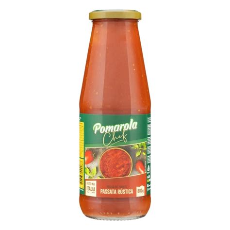 Molho De Tomate Passata R Stica Pomarola Chef Vidro G Vit Lia