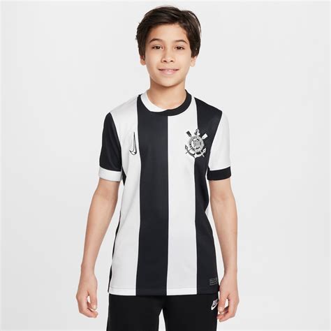 Camisa Nike Corinthians III 2024 25 Torcedor Pro Infantil Faz A Boa