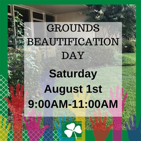 August 1st Grounds Beautification Day Blessed Sacrament Catholic