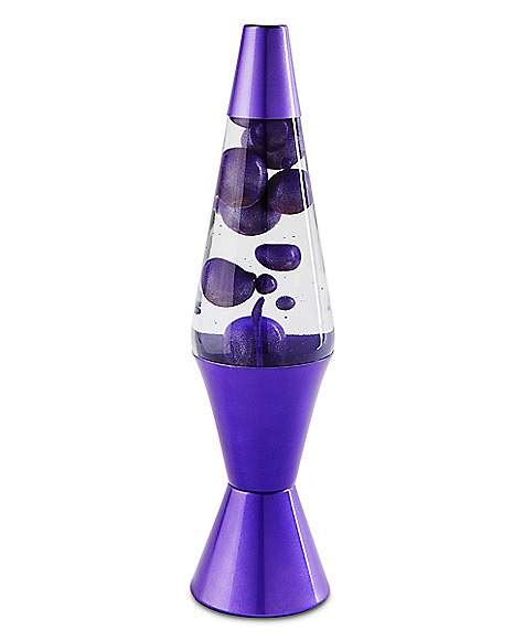 Metallic Purple Lava Lamp 17 Inch Spencer S