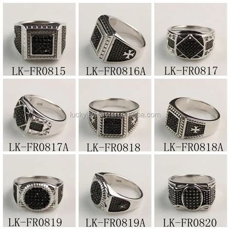 Black Gay Men Ring Silver Plating Stone Ring Designs For Men Cheap Sale Buy Black Gay Men Ring