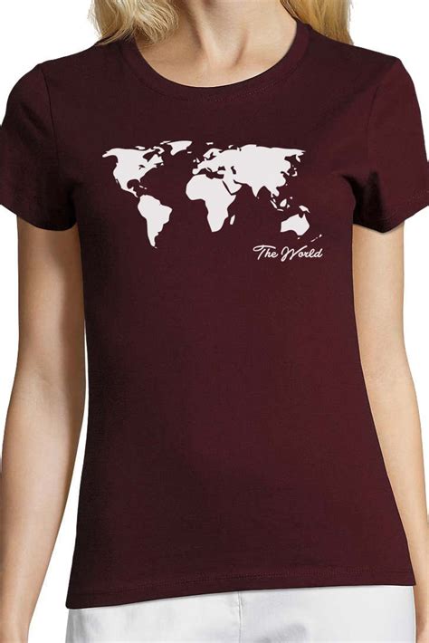 World Map Shirt World Traveler Tee Travel T Shirt With Earth Design