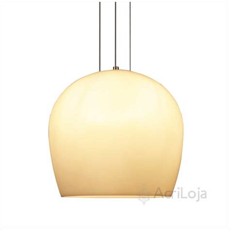 Luminaria Pendente Siena Branco 38cm Lustre de Teto em Promoção