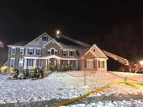 Firefighter Injured Battling Howell House Fire In Frigid Conditions