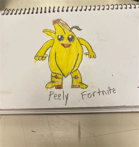 Peely Fortnite Sketch by hypno1fan on DeviantArt