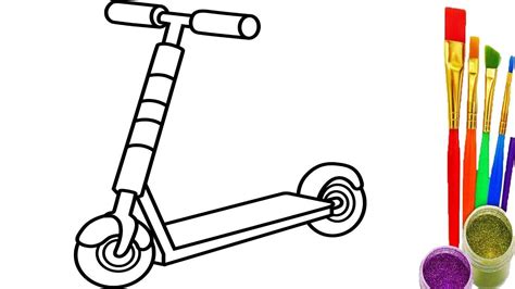 42 Best Ideas For Coloring Scooter Coloring Sheet