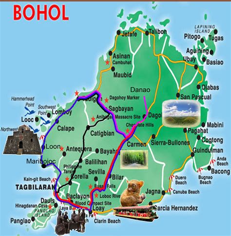 Bohol Map – Affordable Guest House in Bohol