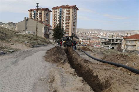 Murat Sokakta Me Suyu Hatt Yenileniyor Nev Ehir Haberleri Son