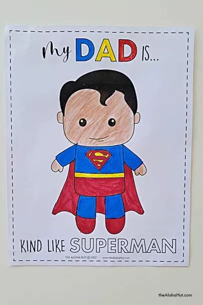 Father's Day Superhero Card for Dad. Dad is our favorite superhero so ...