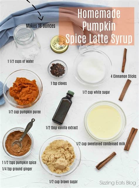 The BEST Pumpkin Spice Syrup Recipe - Sizzling Eats