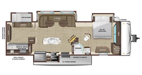 Travel Trailer Floor Plans