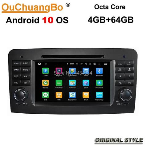 Ouchuangbo autoradio PX5 android 10 gps 8 cœurs 4 go 64 go BT