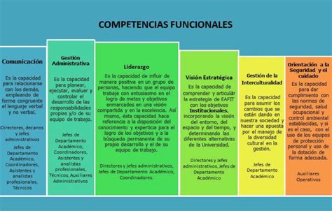 Competencias funcionales cuáles son y cómo se pueden mejorar