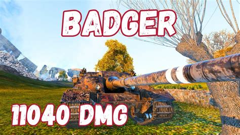 FV217 Badger 11040 Damage Redshire World Of Tanks YouTube