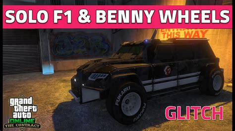 Gta Online Solo F Benny Wheels Merge Glitch How To Mod Cars Pc Xbox