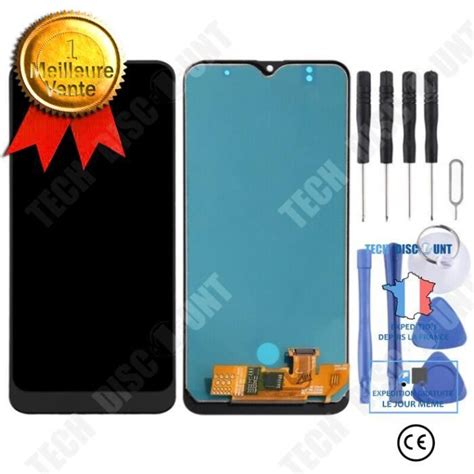 TD Samsung Galaxy A30s VITRE TACTILE ECRAN LCD Avec châssis NOIR