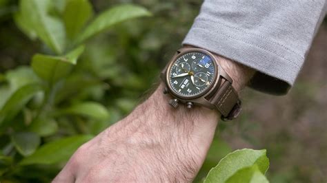 IWC Pilot Spitfire Chronograph Bronze Green - Ticking Way