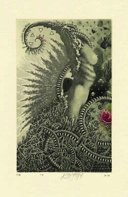 ex libris bookplate by Juri Jakovenko " Theme shown in the picture ...