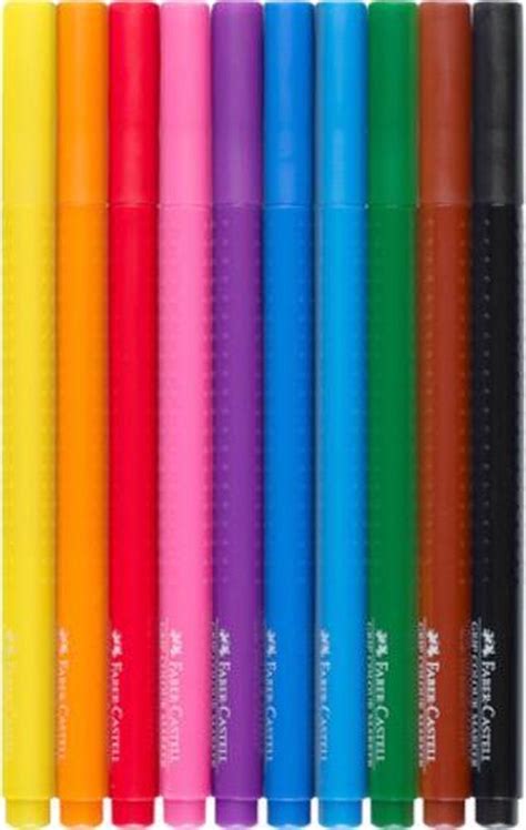 Faber Castell Viltstiften GRIP Colour 10 Stuks FC 155310 Bol