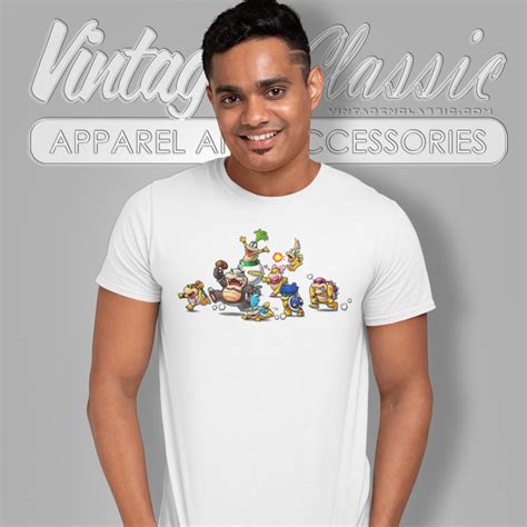 Koopalings Super Mario Bros Z Smbz Shirt Vintagenclassic Tee