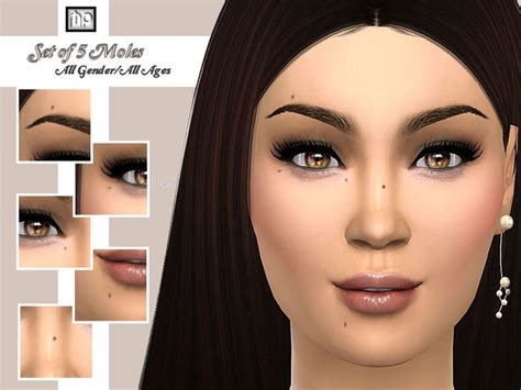 This Is My First Set Of Moles For Sims 4 Found In TSR Category Sims 4