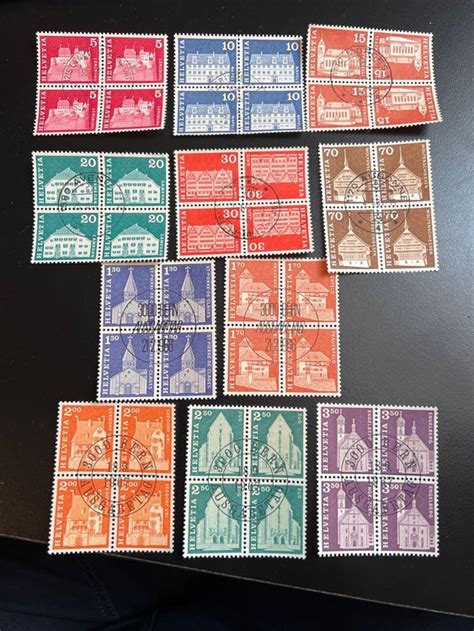 11 blocs de 4 timbres oblitérés 1964 8 selon photo Kaufen auf Ricardo